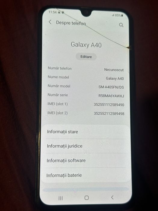Vand samsung A40