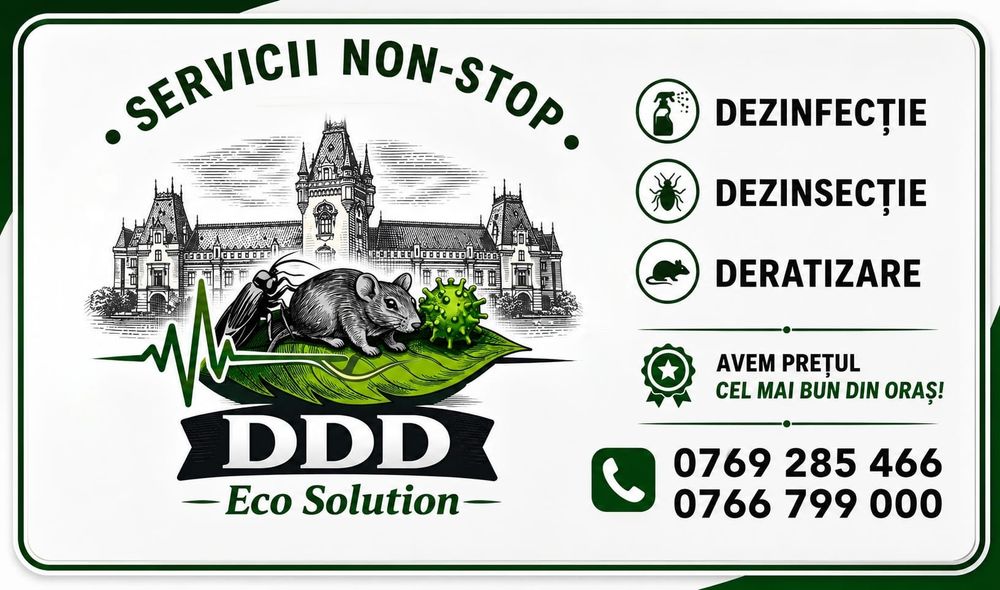 Servicii DDD - Dezinsecție, dezinfecție, deratizare