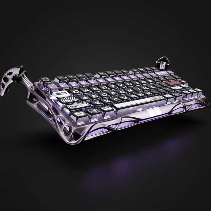 ; Клавиатура Gravastar Mercury V75 Pro (Iron Purple) Magnetic Switch