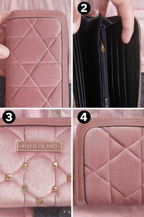 Нов портфейл River Island – стилен розов