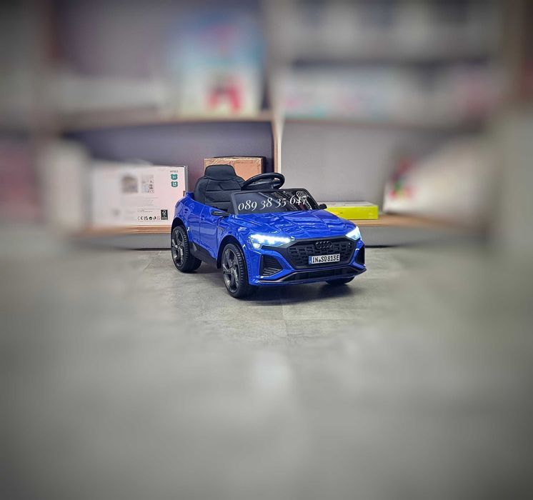 ПРОМОЦИЯ!НОВО!Акумулаторен джип Audi SQ8 BLUE с 12V батерия,EVA гуми