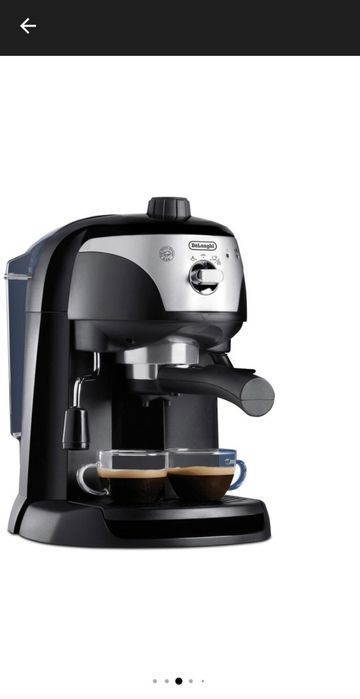 Espressor manual De'Longhi EC221.B 15 bari  1 l Dispozitiv spumare Sistem cappuccino Negru gri