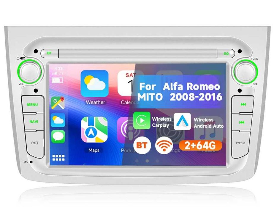 Мултимедия за Alfa Romeo MITO навигация Android плеър 2DIN Андроид