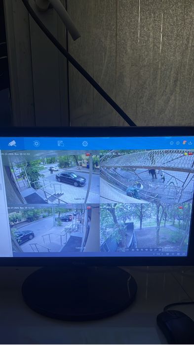 Установка камер видеонаблюдения