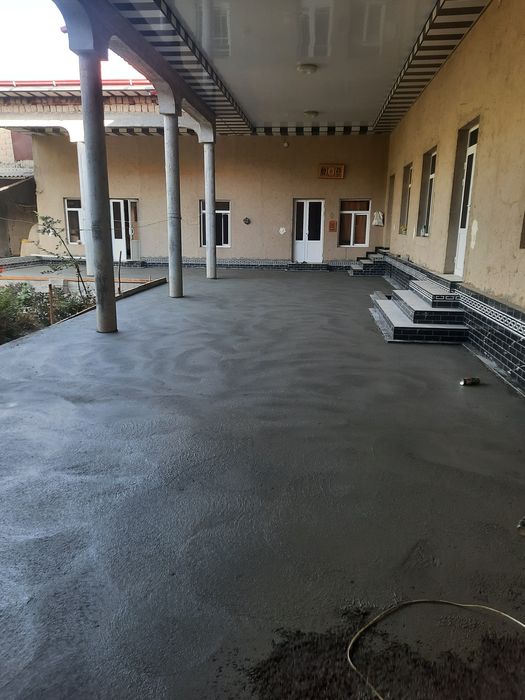 Пол сухой стяжшка хизмати