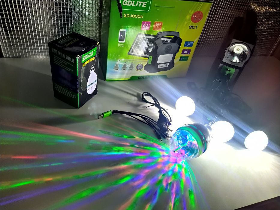 Kit generator solar GD1000 , pescuit , camping , locuinte izolate