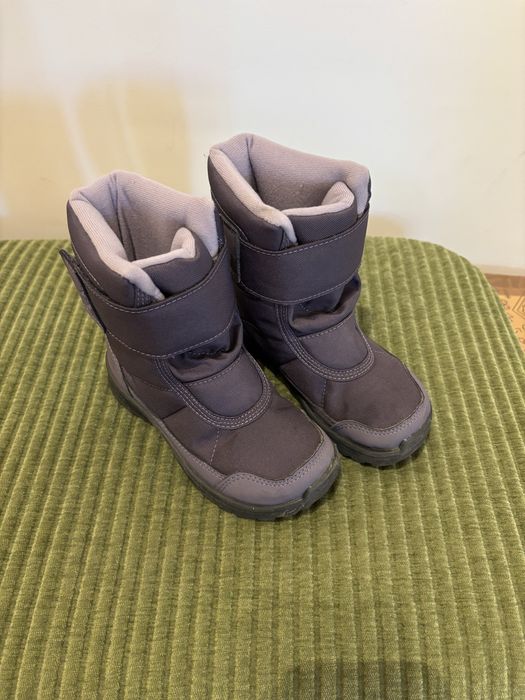 QUECHUA детски водоустойчиви туристически ботуши ЗА ПРЕХОДИ SH100, лилави