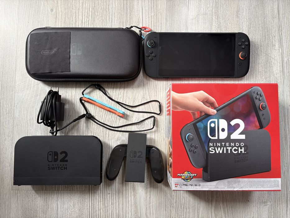 Nintendo SWITCH 2 - Garantie 1 AN + HUSA si FOLIE Originale + Joc SPLATOON 3