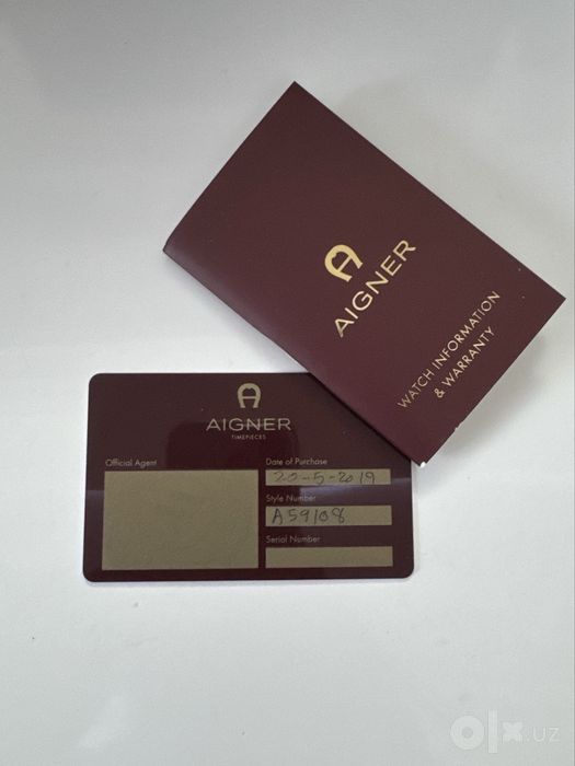 Aigner Часы Модель A58100 Оригинал