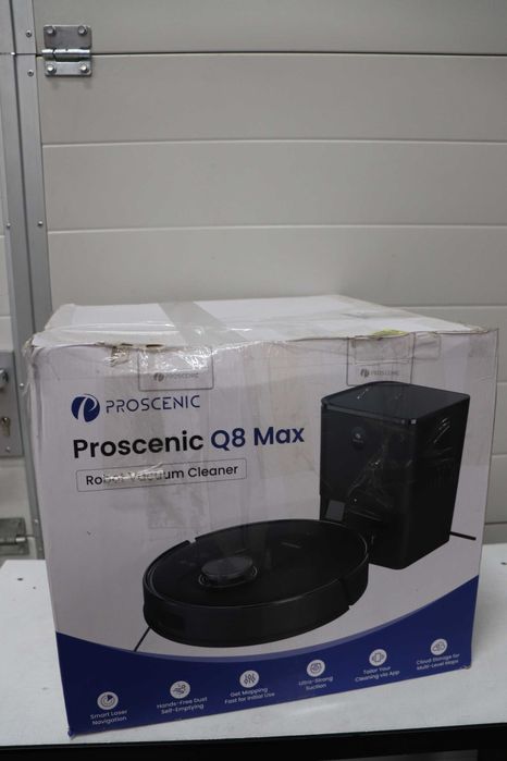 Роботизирана прахосмукачка Proscenic Q8 Max с всмукателна станция, 6000Pa 200мин Мощна роботизирана прахосмукачка с функция за почистване