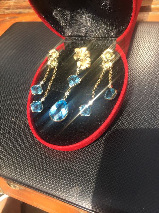 Серьги + подвеска комплект