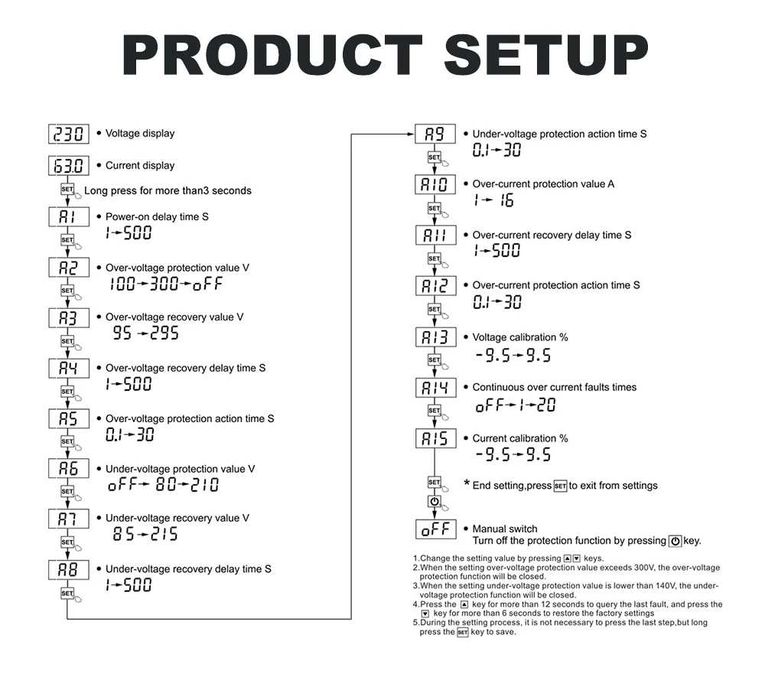 16A защита от пренапрежение
