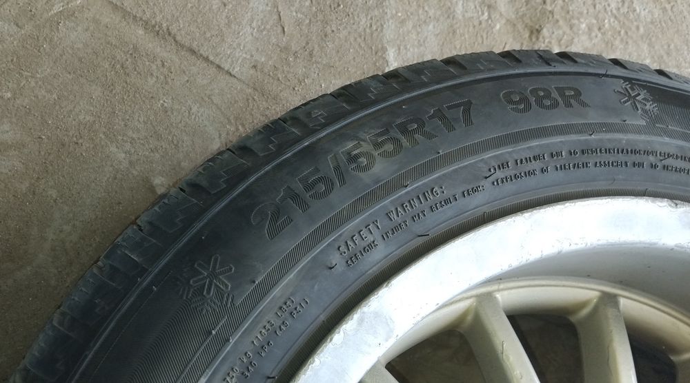 Диски с резиной R17 полка BMW