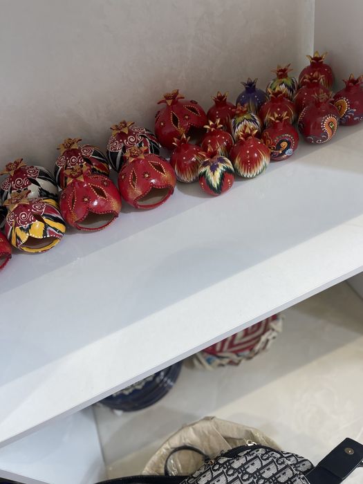 Новогодний Подарки гранаты Подсвечники Карандашницы Шкатулки