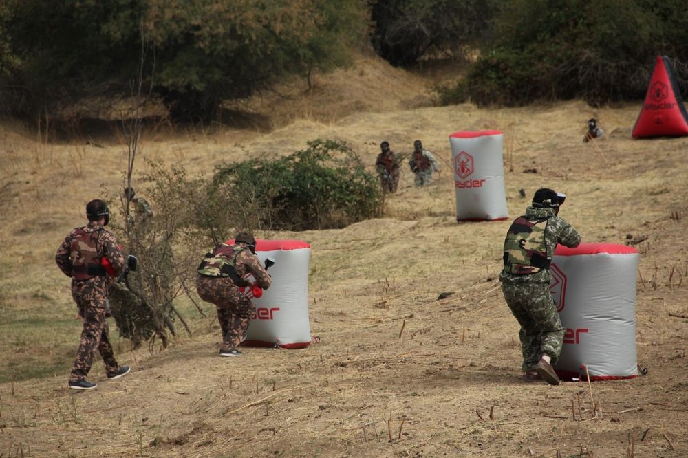 Надувные преграды - для проведения пейнтбола и других корпоративных ме