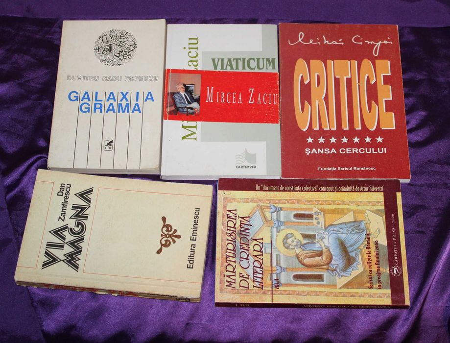 lot 85 carti critica istorie literara, studii literare memorialistica