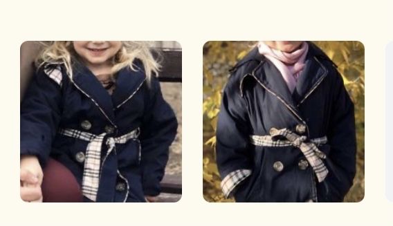 Плащ-пальто на девочку bereshka