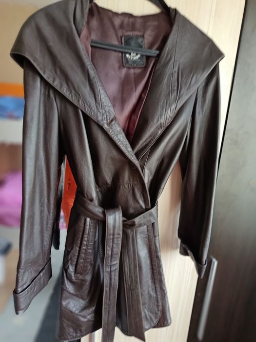 Кожено манто естествена кожа