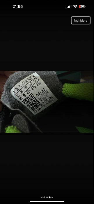 Ghete fotbal , adidas , noi , marimea 43