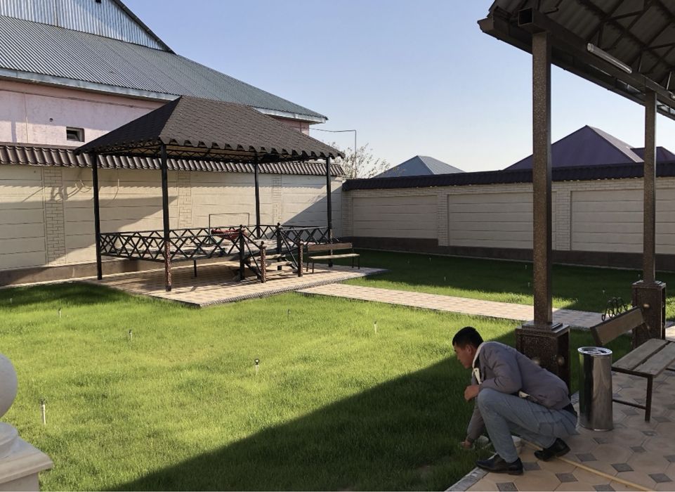 Газон Автополив ручной полив