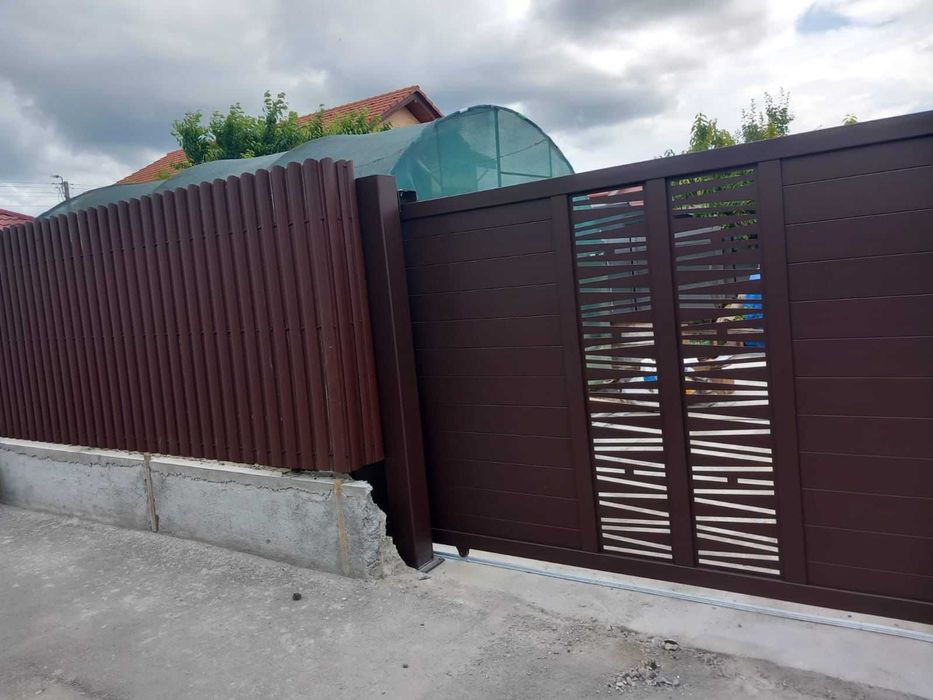 Портална, гаражна врата с плъзгане, порта