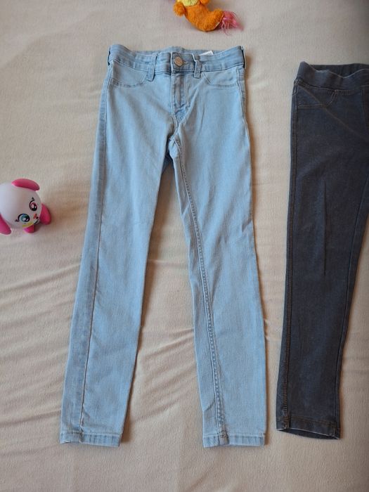 Нови slim leggings и клин размер 116 (5-6 години)