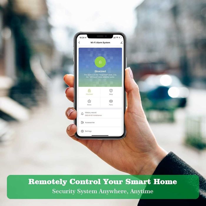 Аларми за врата за домашна сигурност с 10 сензора и 2 дистанционни