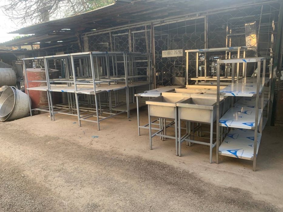 Стол мойка стелаж ошхона жихозлари