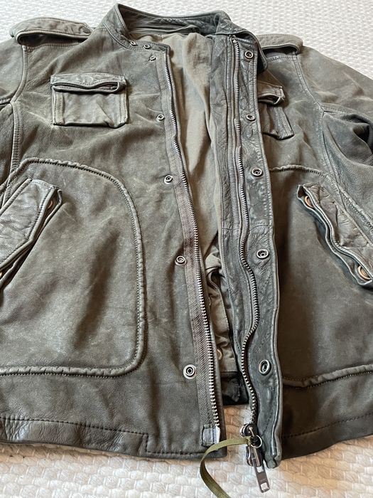 Мъжко кожено яке Diesel XXL