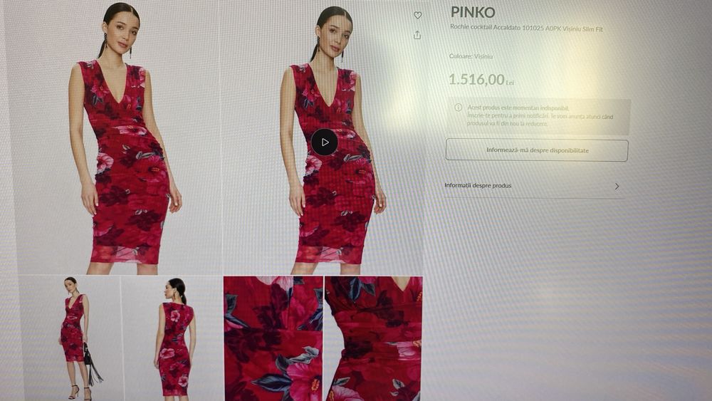 Rochie Pinko Hibiscus S