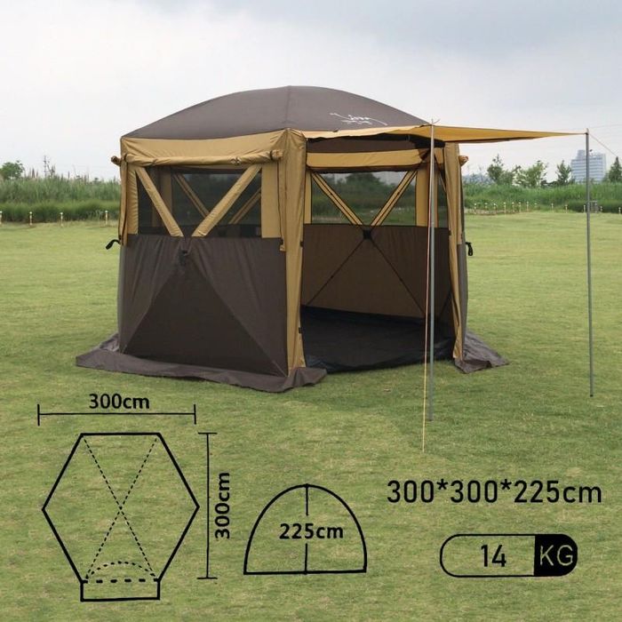 Шатер MirCamping  полуавтомат 300/300