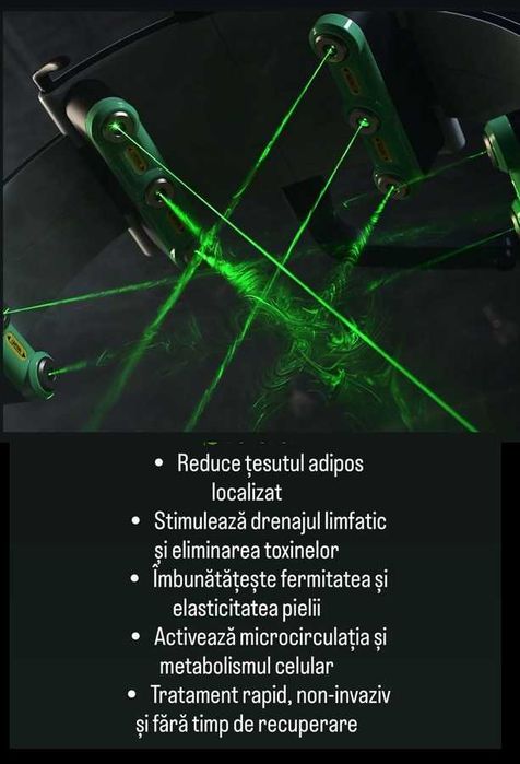 Aparat de remodelare corporala GreenLaser Slim 10D