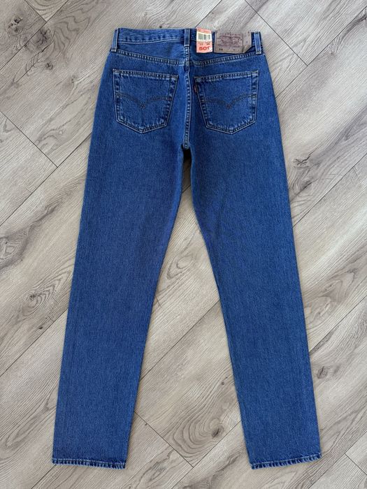 Blugi LEVIS 501 Albastru Clasic USA Albastru Barbati | Marime 32 x 36 (Talie 78 cm)