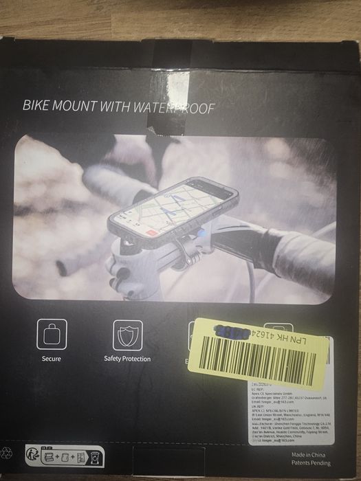 Suport  cu husa IPhone  16 pentru bicicleta moto.
