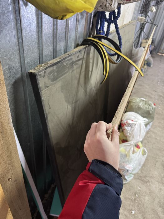 Тройное каленое стекло, тоннированное