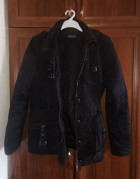 Haina matlasata cu gluga Authentic Luxury Yessica