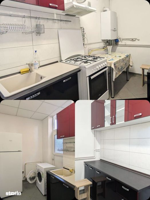 APARTAMENT 3 camere+curte, Banat, bloc nou, parter, mobilat, centrala