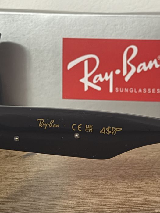 Ochelari de soare Ray-Ban x A$AP Rocky Wayfarer Puffer (RB 4940B) – Set complet