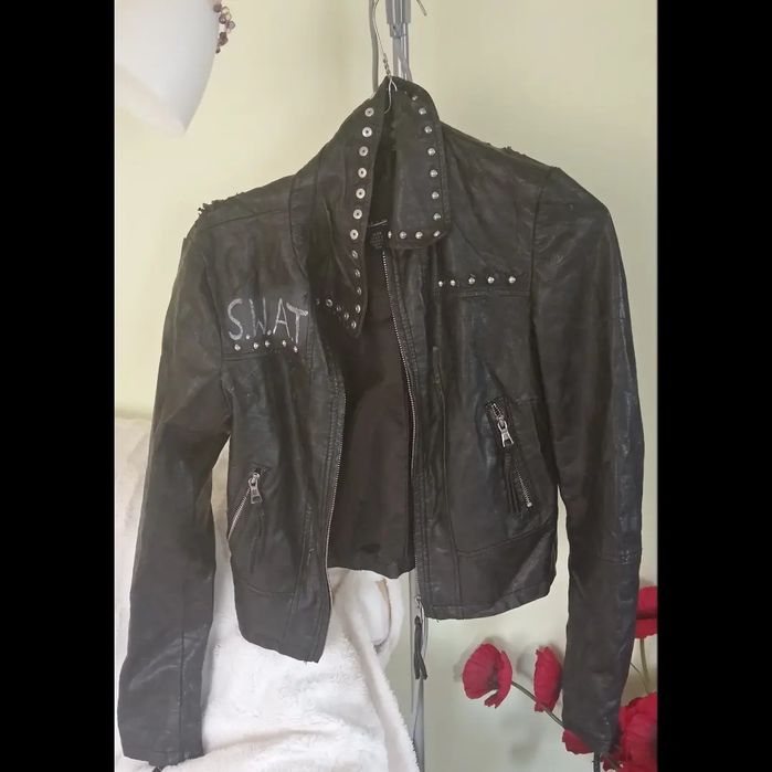 Geaca de piele Amisu SWAT team