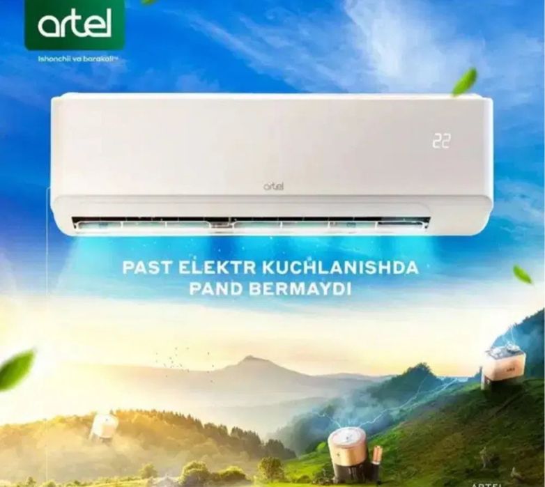 Artel Konditsioner 12 inverter 3 yil garantiya