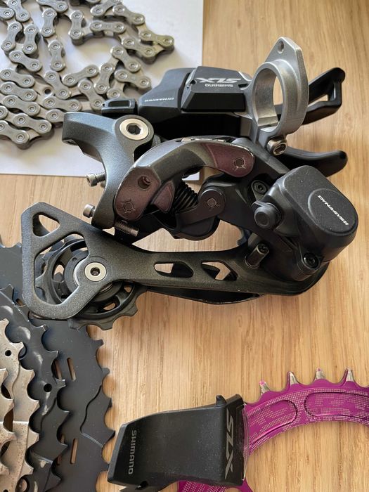 Комплект Shimano Deore XT-SLX, Race Face 11ск цял групсет-монтаж