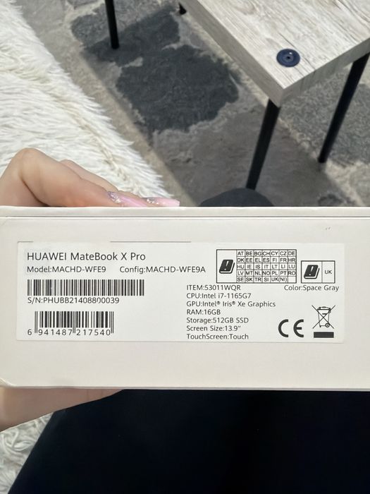 Laptop Huawei MateBook X Pro
