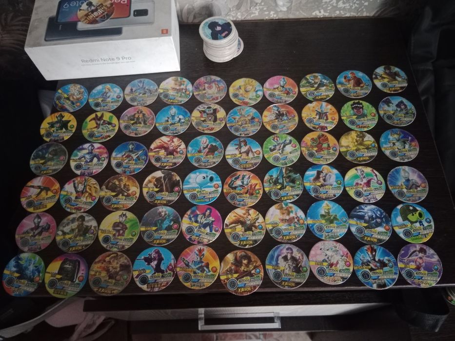 Фишки разных размеров