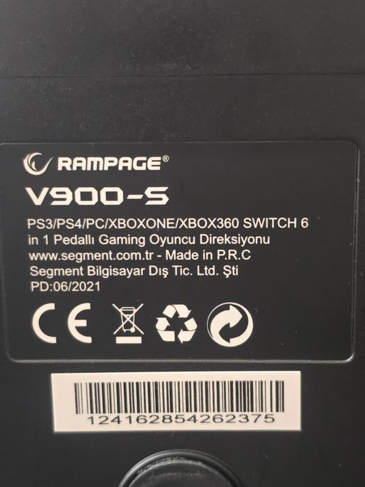 Volan Rampage V900-S PS4 PS3 PC XBOXONE XBOX360