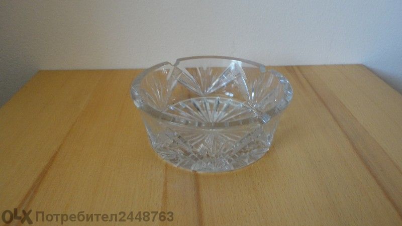 Кристален пепелник