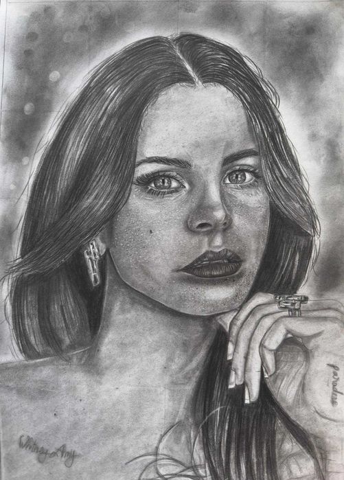 Desen portret Lana del Rey