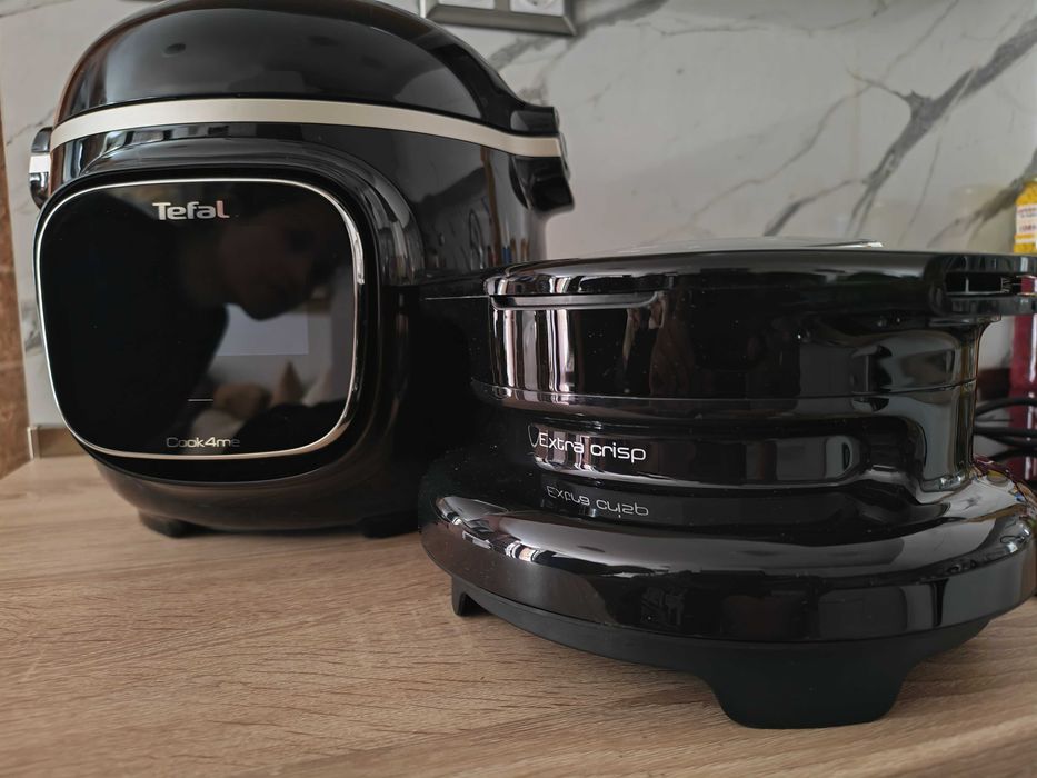 Multi Cooker Tefal Cook4me touch wifi + приставка за Air Fryer extra crisp