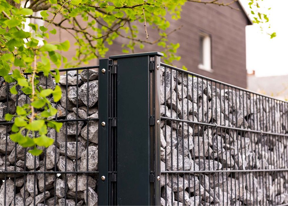 Gard Gabion din Panou drept 8-6-8 zincat Antracit RAL 7016