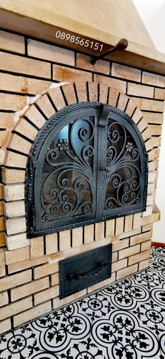 Обков на Камини, вратички за открити камини, Врата за камина