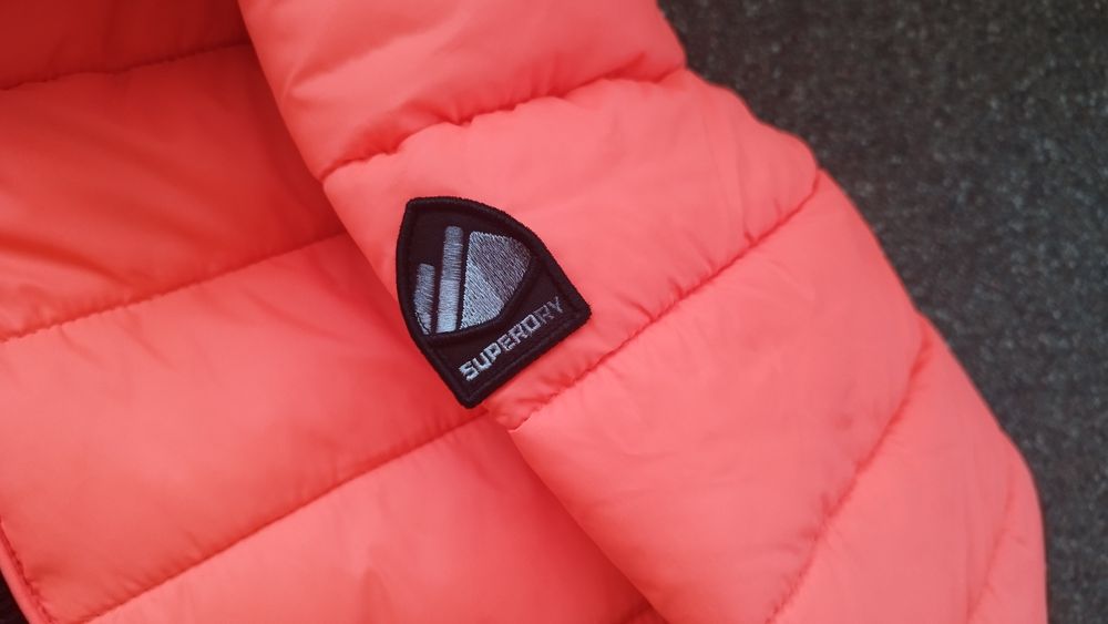 Superdry оранжево яке, силиконов пух, 70 евро